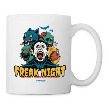 Nuit d’horreur avec des monstres classiques - Mug blanc - blanc - Droite