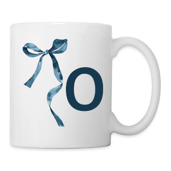 Monogramm oder Geschenkidee - Tasse - Weiß - Rechts