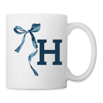 Monogram h Geschenkidee - Tasse - Weiß - Rechts
