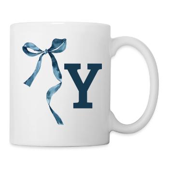 Monogramm und Geschenkidee - Tasse - Weiß - Rechts