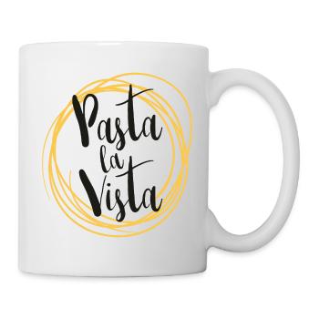 Pasta la Vista – Funny Food Design - Mug - white - Right