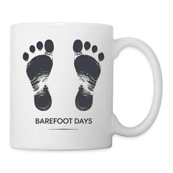 Barefoot days - Mug - white - Right