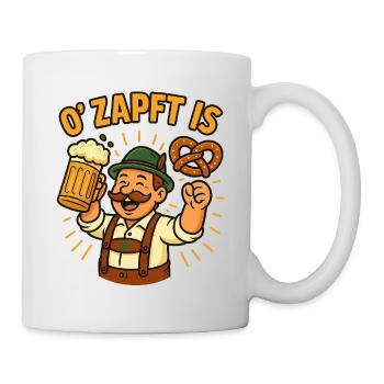 Bavarian folk festival - Mug - white - Right