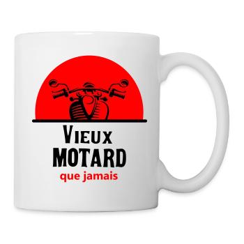 Alter Biker als je zuvor - Tasse - Weiß - Rechts