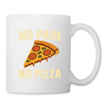 No pain no pizza - Mug - white - Right