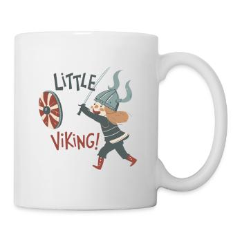 Petit Viking Intrépide - Mug blanc - blanc - Droite