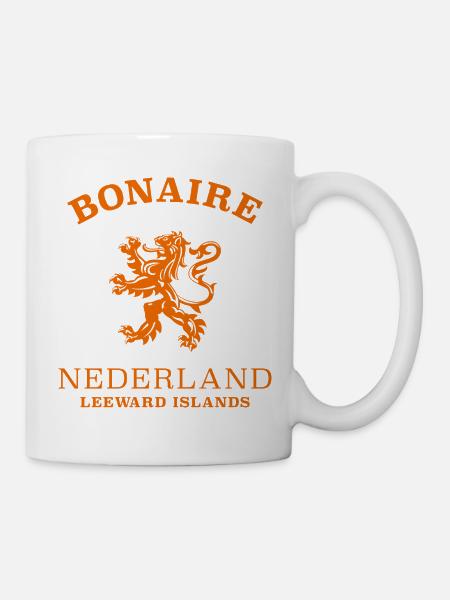 Bonaire, Pays-Bas - Mug blanc - blanc