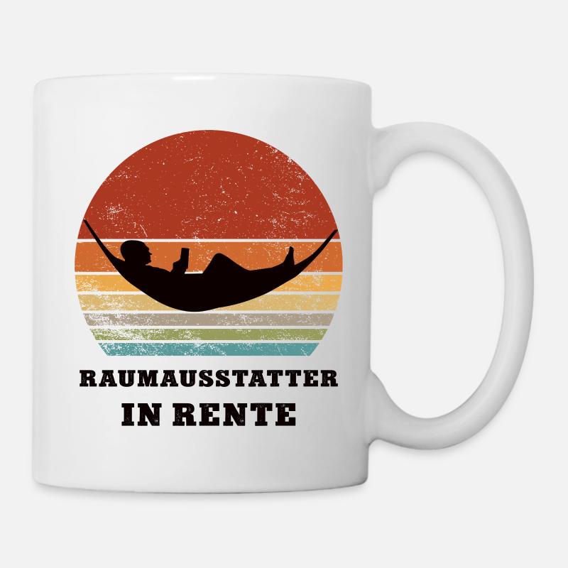 Pension Interior Decorator Pensioner Pension Retirement - Mug - white