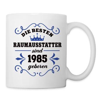 Décorateur d’intérieur Anniversaire Né 1985 85 - Mug blanc - blanc - Droite
