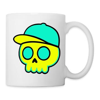 Casquette fluo Streetwear - Mug blanc - blanc - Droite