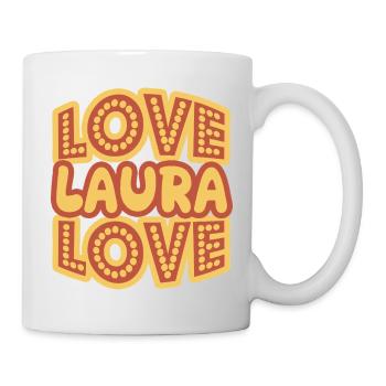 Laura - Tasse - Weiß - Rechts