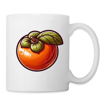 Kaki Cartoon Éclat Orange - Mug blanc - blanc - Droite