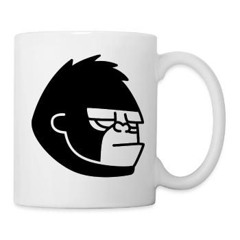 Gorilla Kong: Dschungel, Power & Primat - Tasse - Weiß - Rechts