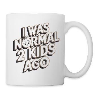 I Was Normal 2 Kids Ago - Mug - white - Right