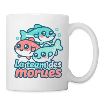 The kawaii cod team - Mug - white - Right