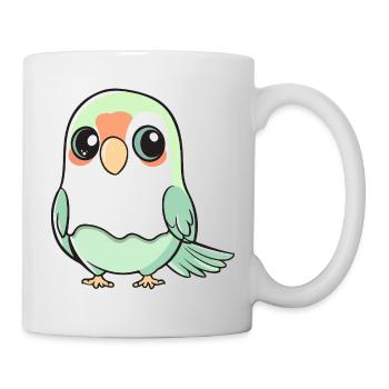 Papagai Halloween fantôme - Mug blanc - blanc - Droite