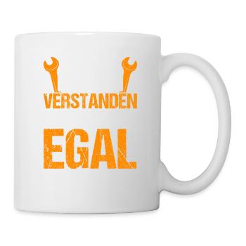 J’ai compris : Peu importe, grunge, typo - Mug blanc - blanc - Droite