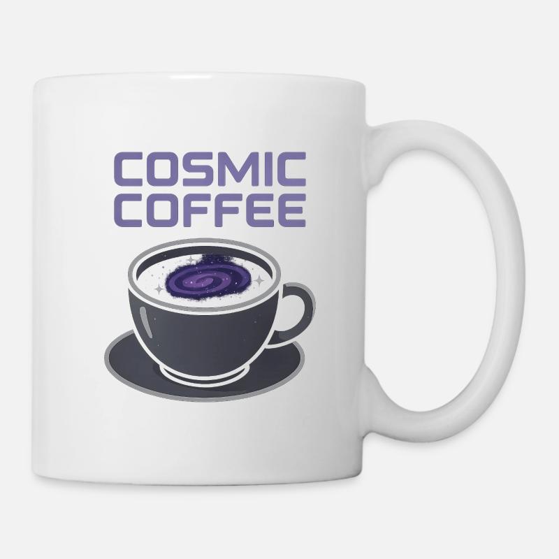 Cosmic Coffee Galaxy Mug - Mug - white