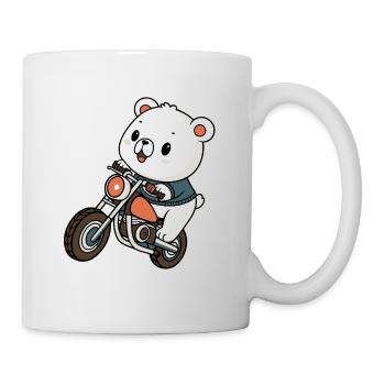 Adventurer Biker Bear - Mug - white - Right