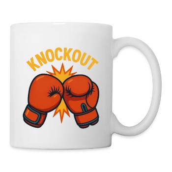 Knockout – Boxing Glove Comic - Mug - white - Right