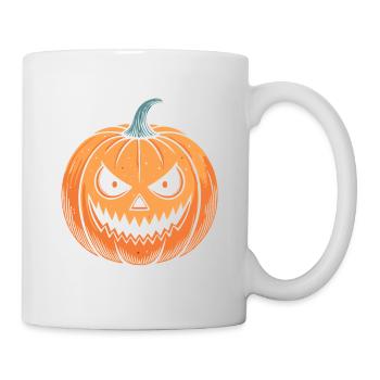 Kürbis schnappen Halloween - Tasse - Weiß - Rechts