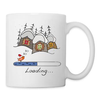 Christmas Time Loading - Mug - white - Right
