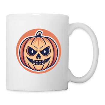 Citrouille menaçante Halloween - Mug blanc - blanc - Droite
