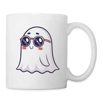 Retro Phantom Round Glasses - Mug - white - Right