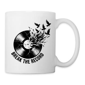 Break_the_Record - Mug blanc - blanc - Droite