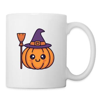 Pumpkin Witch Smile - Mug - white - Right
