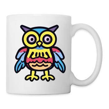 Owl Halloween Zombie - Mug - white - Right