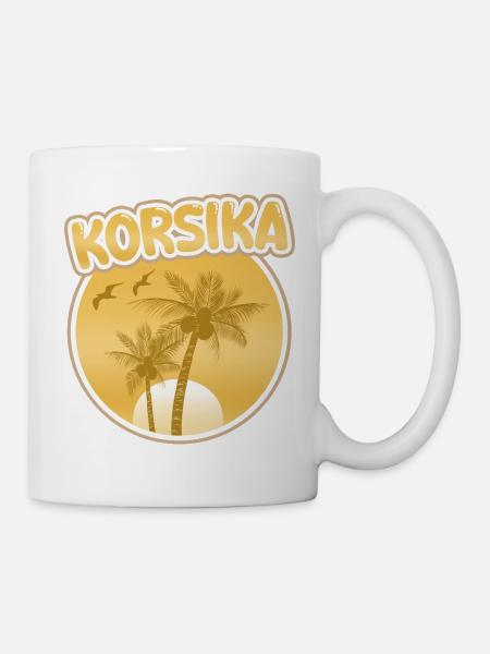 Vacances Corse - Mug blanc - blanc