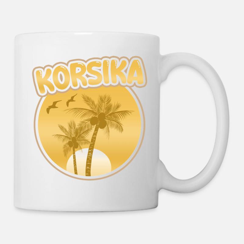 Vacances Corse - Mug blanc - blanc