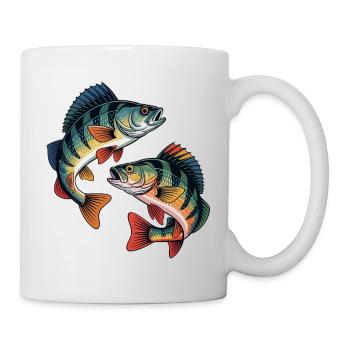 Two jumping perches - Mug - white - Right