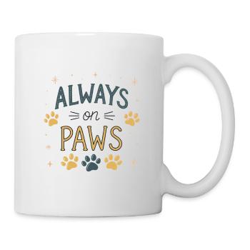 Always on your feet - Mug - white - Right