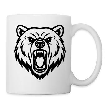 Ours - Mug blanc - blanc - Droite