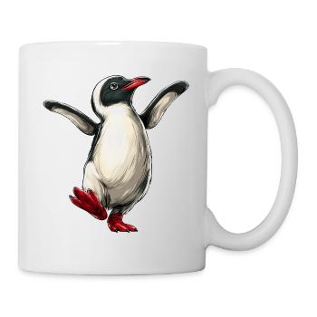 Cheerful Penguin :) - Mug - white - Right