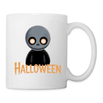 Small Skeleton Halloween Motif - Mug - white - Right