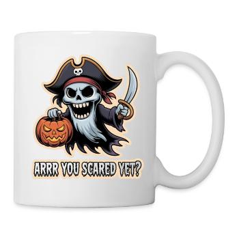 Pirate Boo – Spooky Cute Halloween Ghost sword - Tasse - Weiß - Rechts