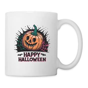Smiling Pumpkin Halloween - Mug - white - Right
