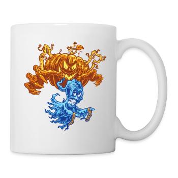 🎃Haunted Pumpkin Ghost Hunter 👻 - Mug blanc - blanc - Droite