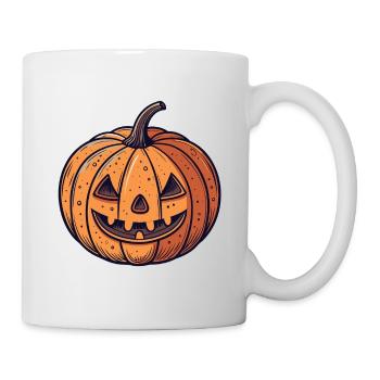 Pumpkin Jack Cartoon - Mug - white - Right
