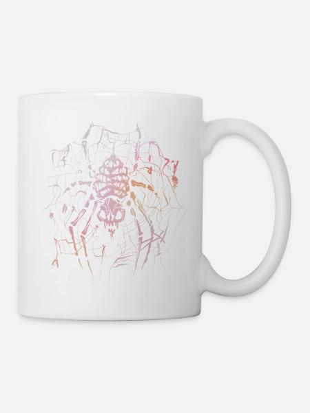 Skeleton Spider - Mug - white