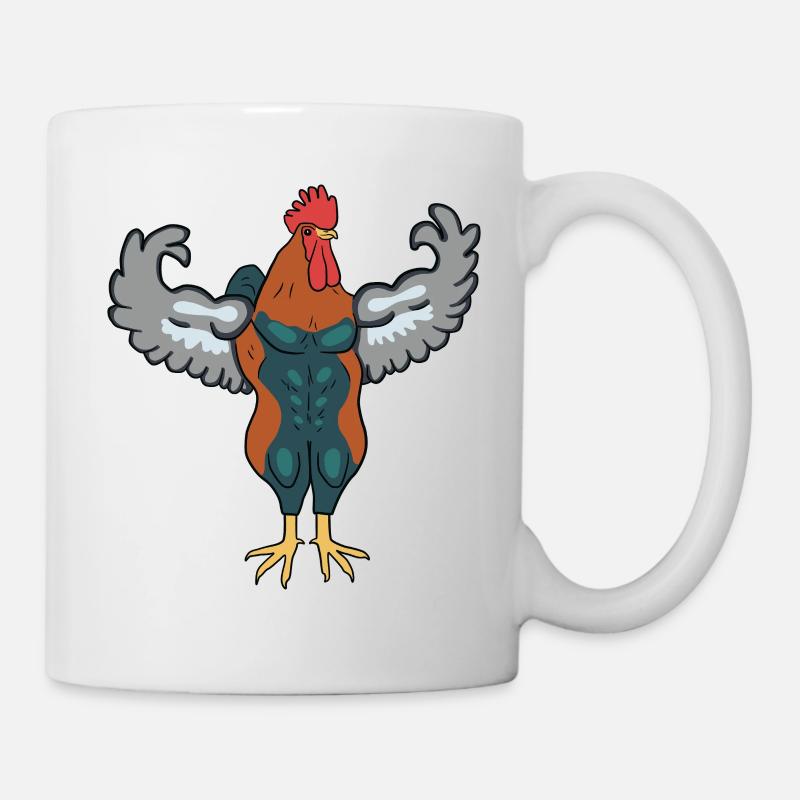 Muscular Cock - Mug - white