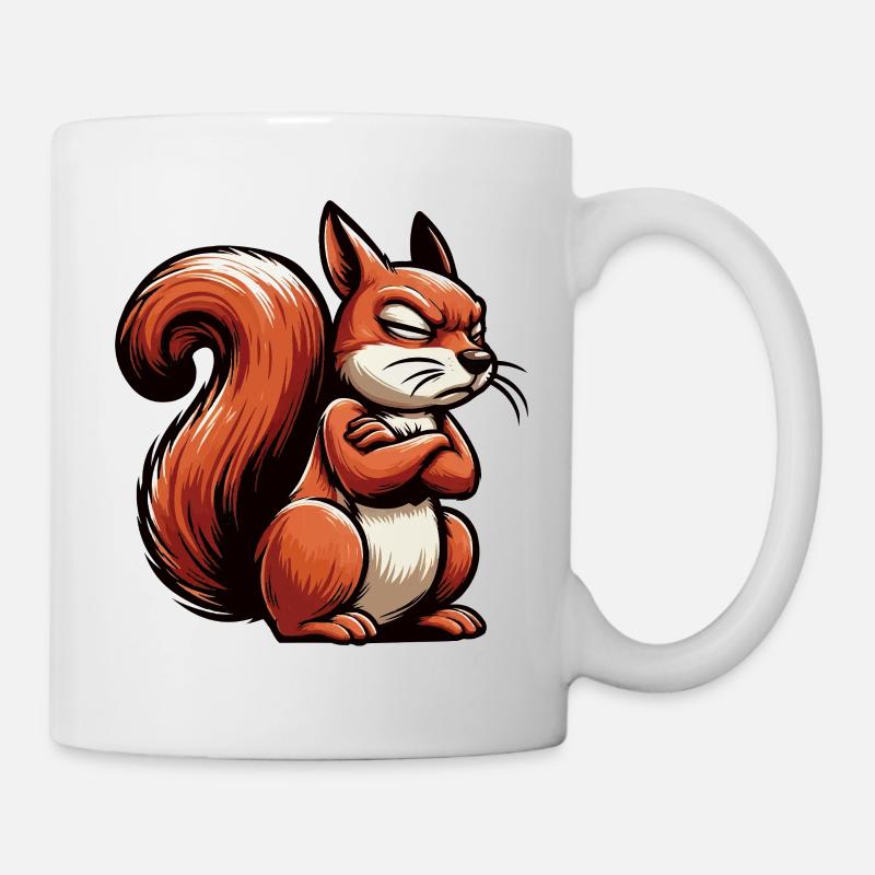 Écureuil Écureuil Écureuil Amoureux des rongeurs - Mug blanc - blanc