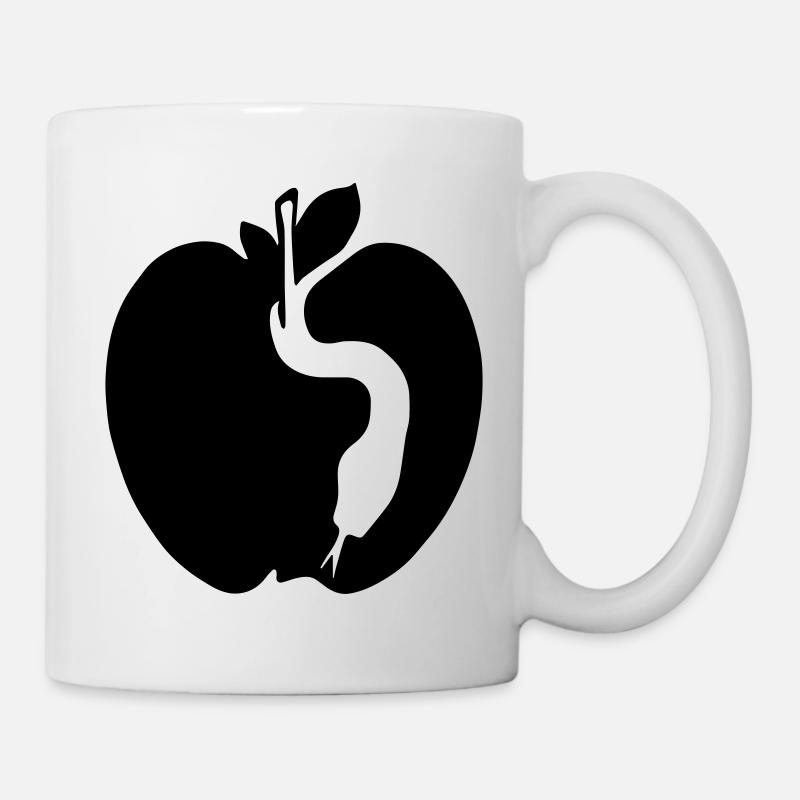 Snake & Apple - Mug - white