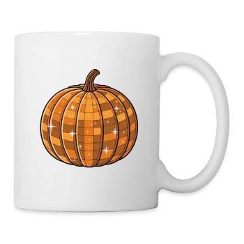 Geometric Disco Pumpkin - Mug - white - Right