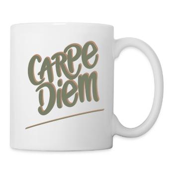 Carpe Diem - Tasse - Weiß - Rechts