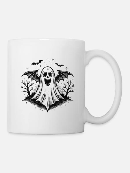 Nachtaktiver geflügelter Geist - Tasse - Weiß