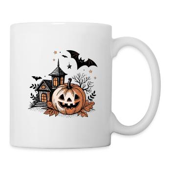 Pumpkin Jack Lantern Haunted Night - Mug - white - Right
